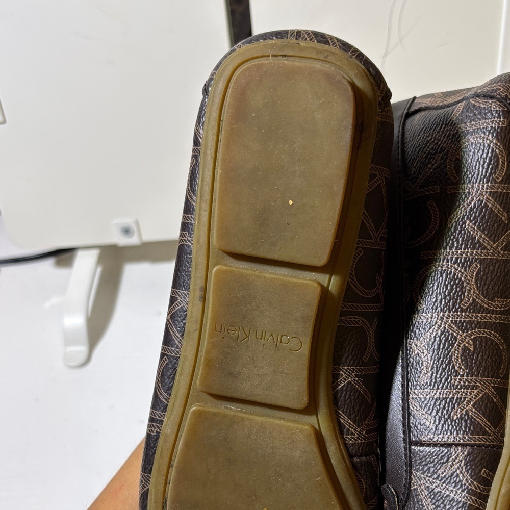 Calvin Klein Signature Brown Loafers - Picture 3 of 8